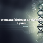 Question : comment fabriquer un détergent à lessive liquide